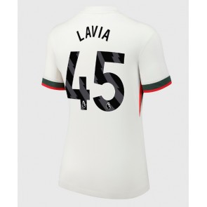 Chelsea Romeo Lavia #45 Udebanetrøje Dame 2025-26 Kortærmet